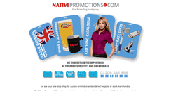 Desktop Screenshot of nativepromotions.com